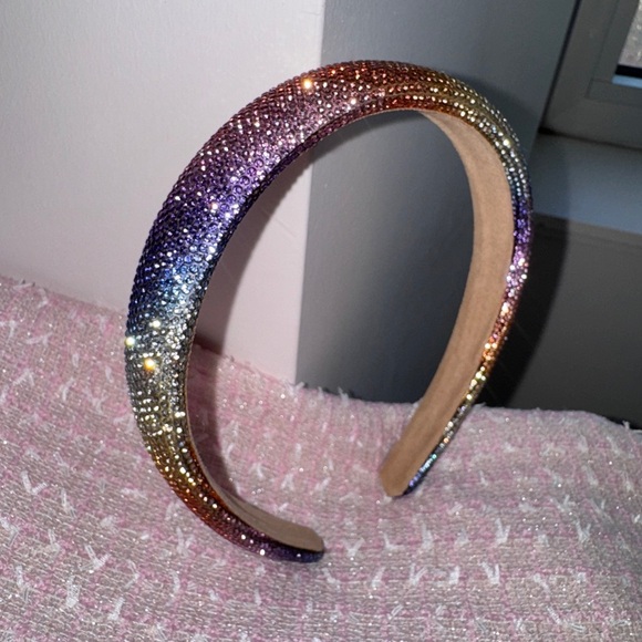 Accessories - Sparkling Rainbow/Multicolor Crystal Headband